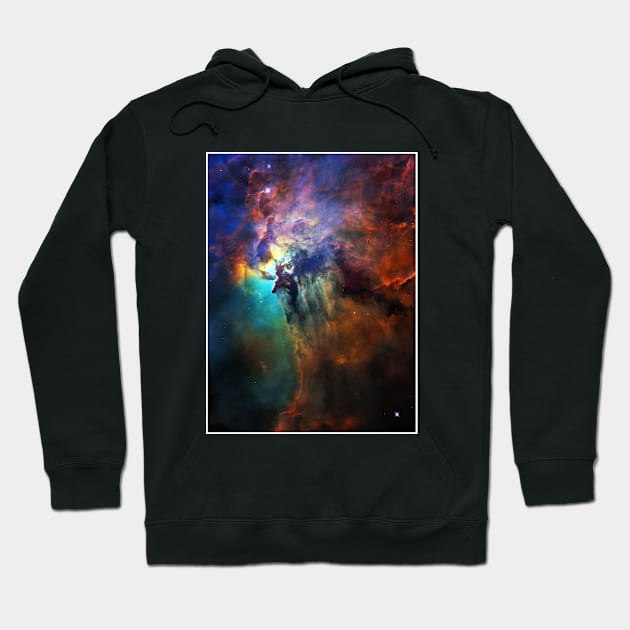 Hubble Lagoon Nebula Hoodie by RockettGraph1cs